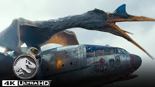 Quetzalcoatlus ataca la llanura de Kayla Watts en 4K HDR | Jurassic World Dominion