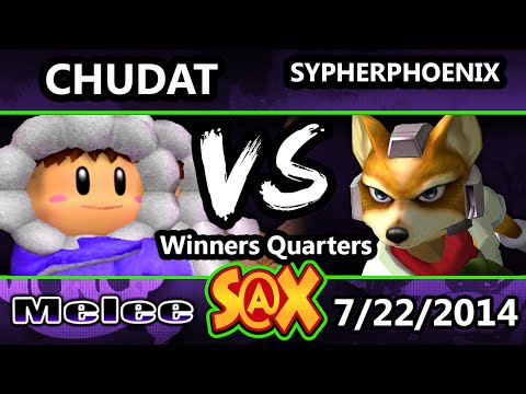 S@X Weekly - MOR |Chudat (Ice Climbers) Vs. SypherPhoenix (Fox) SSBM Winners Quarters - Melee