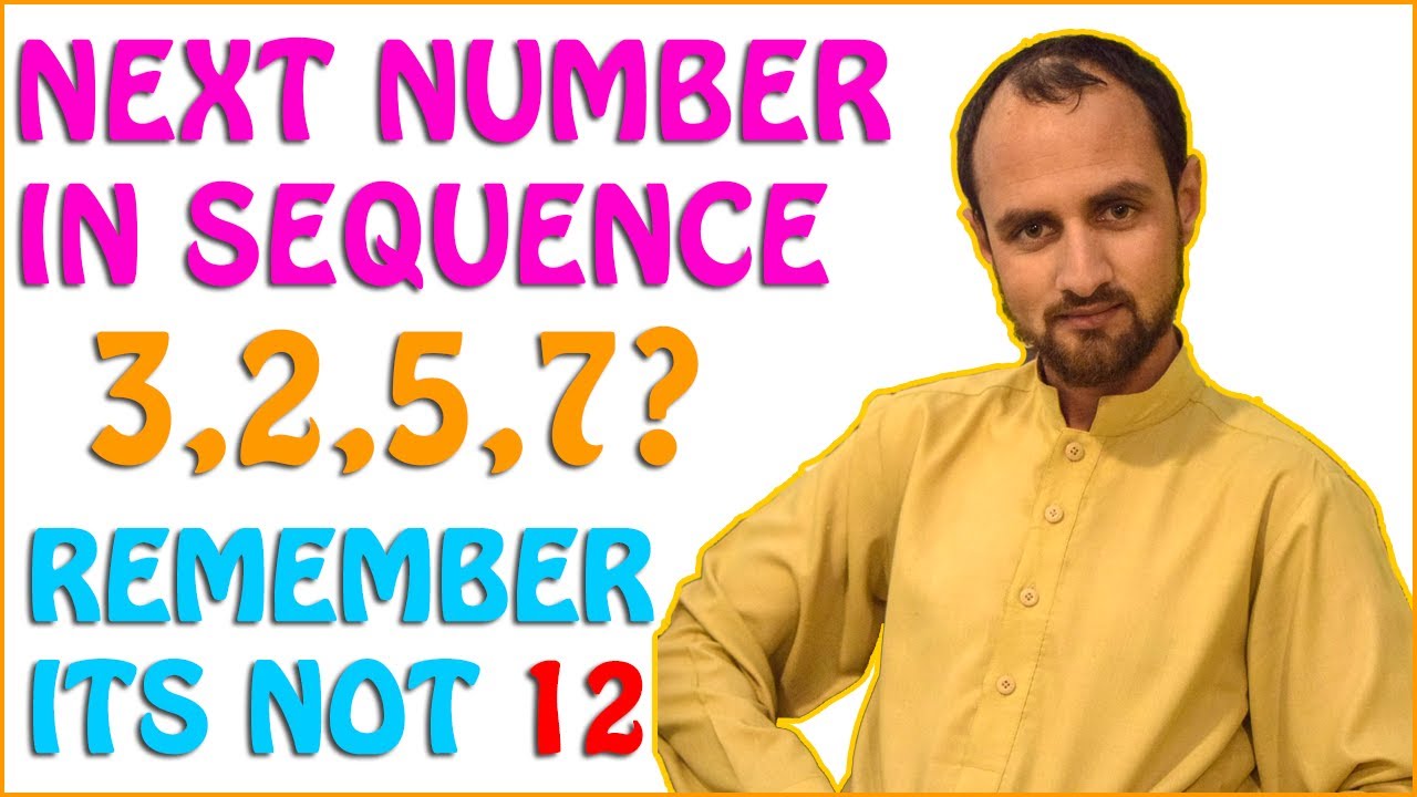 What is the next number in the sequence 3, 2, 5, 7?