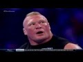 WWE Brock Lesnar Destroys The Wyatt Family And Dean Ambrose To Smackdown March 24 2016
