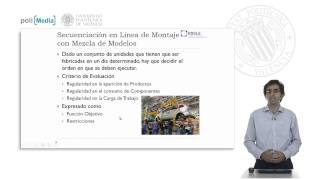 Secuenciación en Líneas de Montaje con Mezcla de Modelos