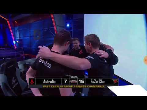 Faze Clan winning reaction/ELEAGUE PREMIER SEASON 2017..insane emorions