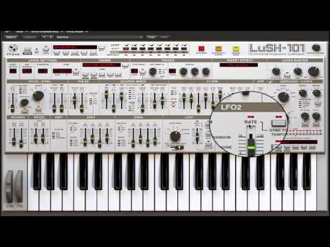 d16 Group LuSH-101 Part 2: Arpeggiator and Bass Sounds