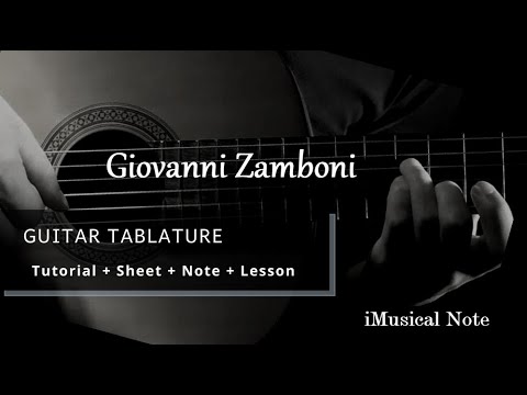 Guitar TAB - Giovanni Zamboni : Prelude | Tutorial Sheet Lesson #iMn