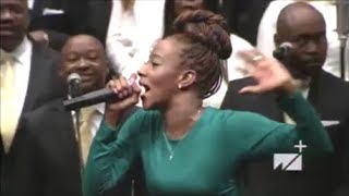 Le'Andria Johnson "God Will Take Care of You" Praise Break At West Angeles COGIC
