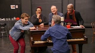 In rehearsal with The View UpStairs