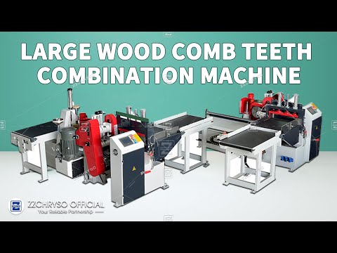 , title : 'large wood comb teeth combination machine - Pallet Machine - Wood Working- Wood Finger Joint Machine'