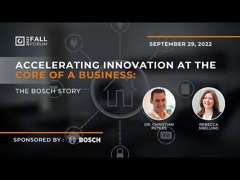 Accelerating Innovation at the Core of a Business: The Bosch Story