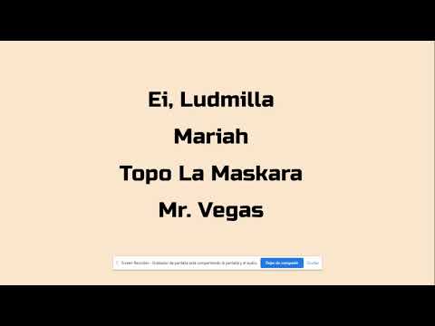 Mariah Angeliq , Ludmilla , Topo La Maskara & Mr. Vegas - Socadona  (Lyrics)
