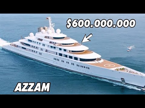 WORLD'S BIGGEST YACHT! 🚢 The Astonishing Secrets & Million-Dollar Luxury of Azzam!