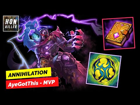 HoN Thunderbringer GRIMOIRE OF POWER with RESTORATION STONE - MVP