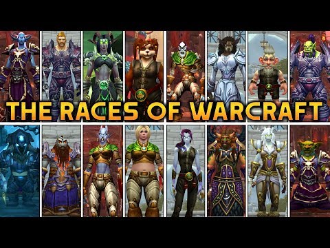 All 23 Racial Intros in World of Warcraft (Allied Races & Hero Classes included) Battle for Azeroth