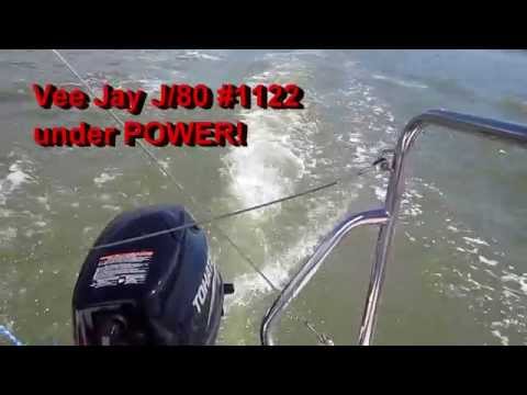 Vee Jay J/80 #1122 Under Power!