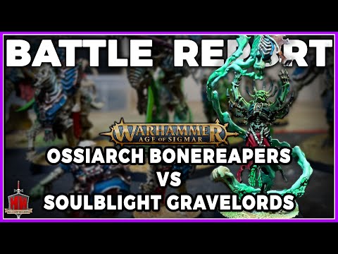 *NEW* Ossiarch Bonereapers vs Soulblight Gravelords - | LIVE Warhammer Age of Sigmar Battle Report