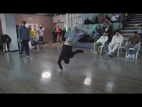 profi 1x1 bboy Lukas vs Den mad - "ALL OPTION" break dance battle