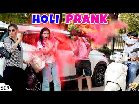 HOLI PRANK | Ep 809 | Comedy Family Vlog | Holi Celebration with Family | Aayu and Pihu Show