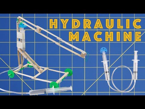 Young Engineers: Easy Hydraulic or Pneumatic Machine - Engineering Projects for Kids