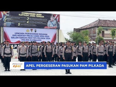 POLRES SUKOHARJO APEL PERGESERAN PASUKAN