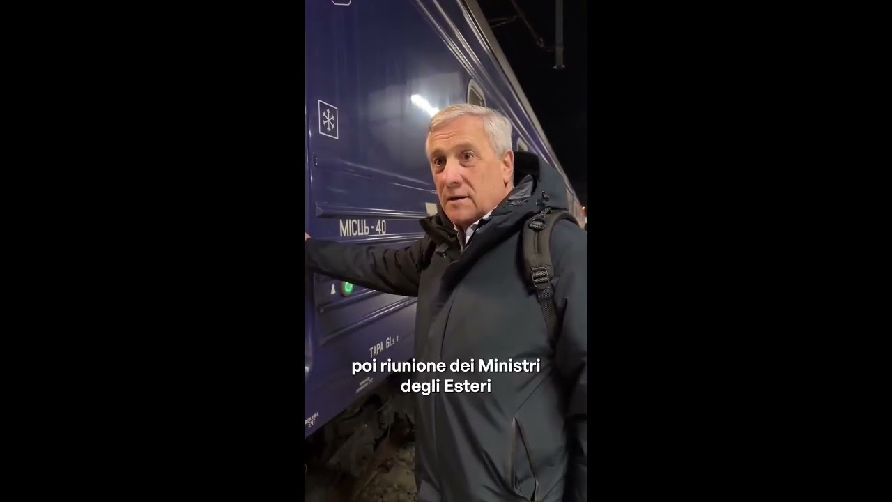TAJANI IN PARTENZA PER KIEV