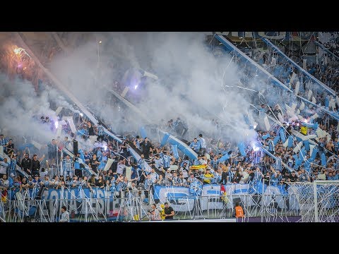 "Geral do Grêmio no jogo contra o Flamengo - Libertadores 2019" Barra: Geral do Grêmio &bull; Club: Grêmio