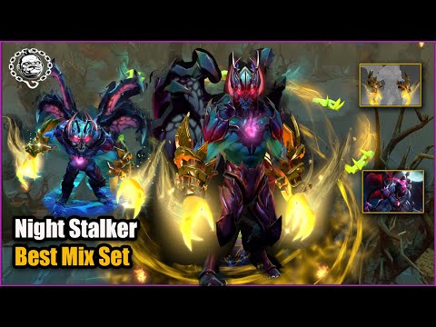 Night Stalker Best Mix Set Golden Shadow of the Dark Age + Legends of Darkheart Pursuit - Dota 2 TI