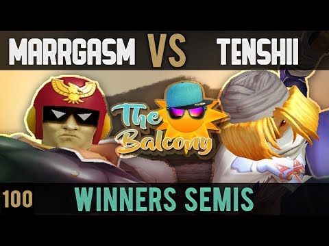 2017 06 Melee @ the Balcony 100 - Winners Semis ft. Tenshii (Sheik) VS Marrgasm (Falcon)