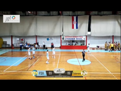 [JEDINSTVENA KADETSKA LIGA] KK FSV - KK Dubrava