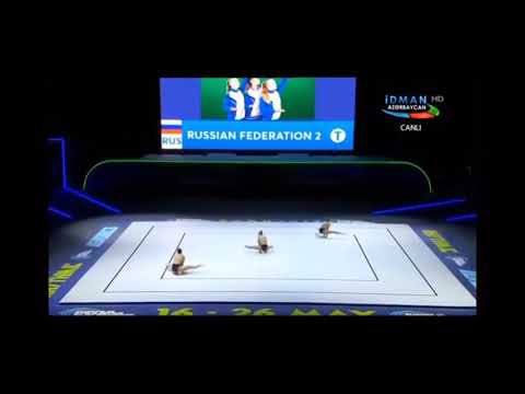 RUSSIAN FEDERATION 2 - JUNIORS TRIO Aerobic Gymnastics European Championships 2019