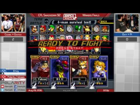 CFL Smackdown 92 Melee - Colbol + Gahtzu vs Oaty + Pi - Doubles Winners Finals