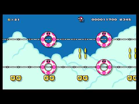 +WORLD 7-3　きけんマルマルゾーン　Sky Panic! by kensan771 - SUPER MARIO MAKER - NO COMMENTARY 1be