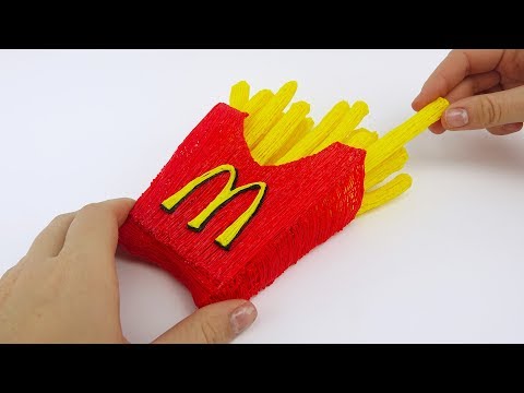 McDonalds Pommes Frites DIY mit 3D-Stift| 3D Pen Creations Pommes Frites