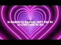For a moment lyrics video by Brooke Hogan.