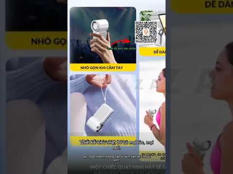 Quạt Mini Cầm Tay Tích Điện X688 3000mAh 6 Cấp Độ Chạy Êm Giá Rẻ 9120đ