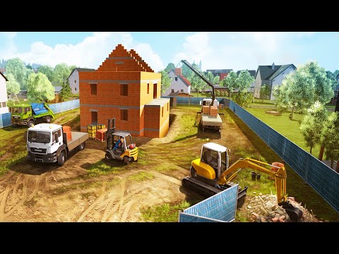 BEST BUILDING SIMULATOR & DREAM HOME BUILDING | Construction Simulator 2015 Multiplayer Gameplay