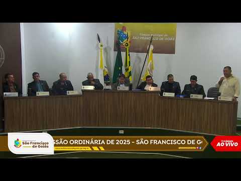 31ª SESSÃO EXTRAORDINÁRIA DE 2025 - SÃO FRANCISCO DE GOIÁS