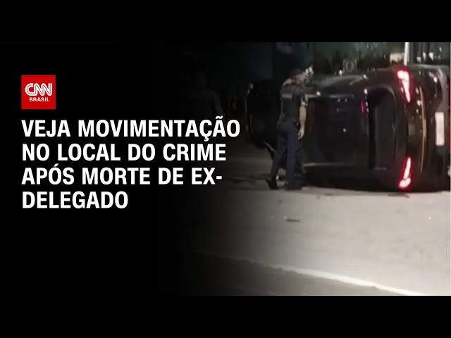 Repórter da CNN mostra local do crime onde ex-delegado foi assassinado na Praia Grande | NOVO DIA