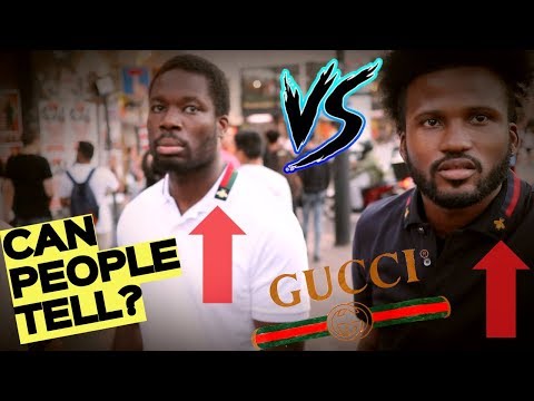 £440 GUCCI REAL POLO VS £50 GUCCI FAKE POLO | CAN THEY SPOT THE FAKE??? CHALLENGE! EP.4