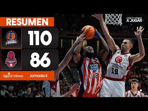 Leyma Coruña - Casademont Zaragoza (110-86) GAME HIGHLIGHTS | Liga Endesa 2024-25