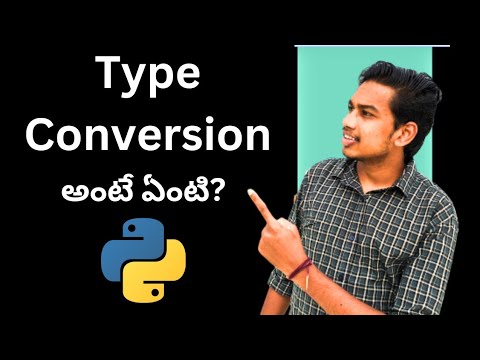 Type Conversion Python In Telugu