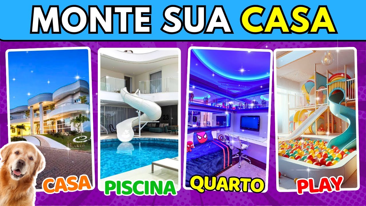 🏡✨ MONTE SUA CASA | Jogo das Escolhas 🏡✨