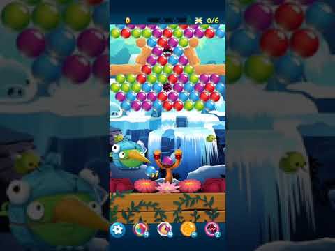 Angry Birds Pop Bubble Shooter level 414 NO BOOSTERS #angrybirdspopbubbleshooter