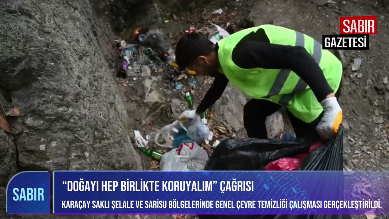 Saklı Şelale ve Sarısu’da Temizlik Çalışması