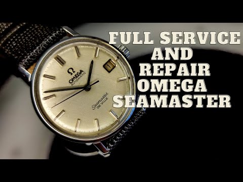 Restoration of 1965 Vintage mens watch Omega Seamaster De Ville cal. 562 full service and repair