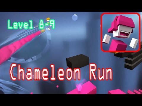 Chameleon Run: Gameplay Level 8-9 (iOS & Android By Noodlecake Studios Inc)