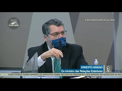 Araújo confirma ajuda para importação de insumos para cloroquina