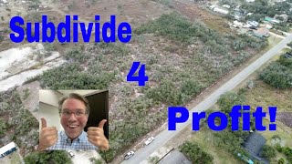 Big Profits Subdividing Real estate Subdividing Land process in Vacant Land Investing Flipping lots