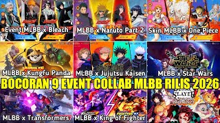Download lagu BOCORAN 9 EVENT COLLAB MLBB RILIS/RESALE 2026! EVENT BLEACH, JUJUTSU KAISEN, NARUTO PART 2, KNY mp3