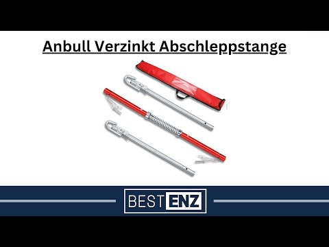 Robuste Anbull Abschleppstange 3-TLG 3T Verzinkt | Pannenhilfe leicht gemacht