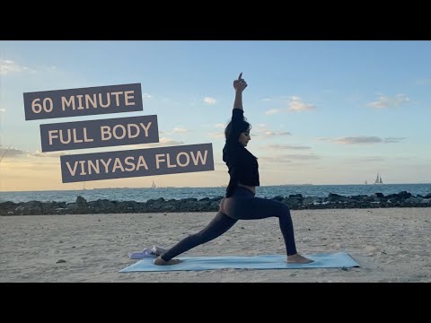 60 Min Full Body Vinyasa Yoga Flow | Meow Yoga