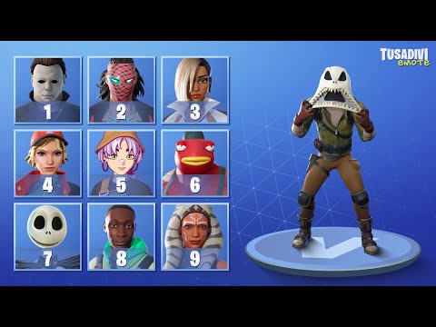 GUESS THE FORTNITE SKIN BY THE EMOTE - #5 | tusadivi